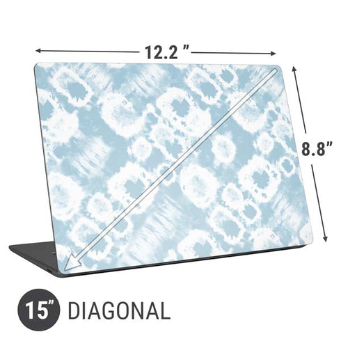 Blue Tie Dye Universal Laptop 15in (12.2 x 8.8in) Skin
